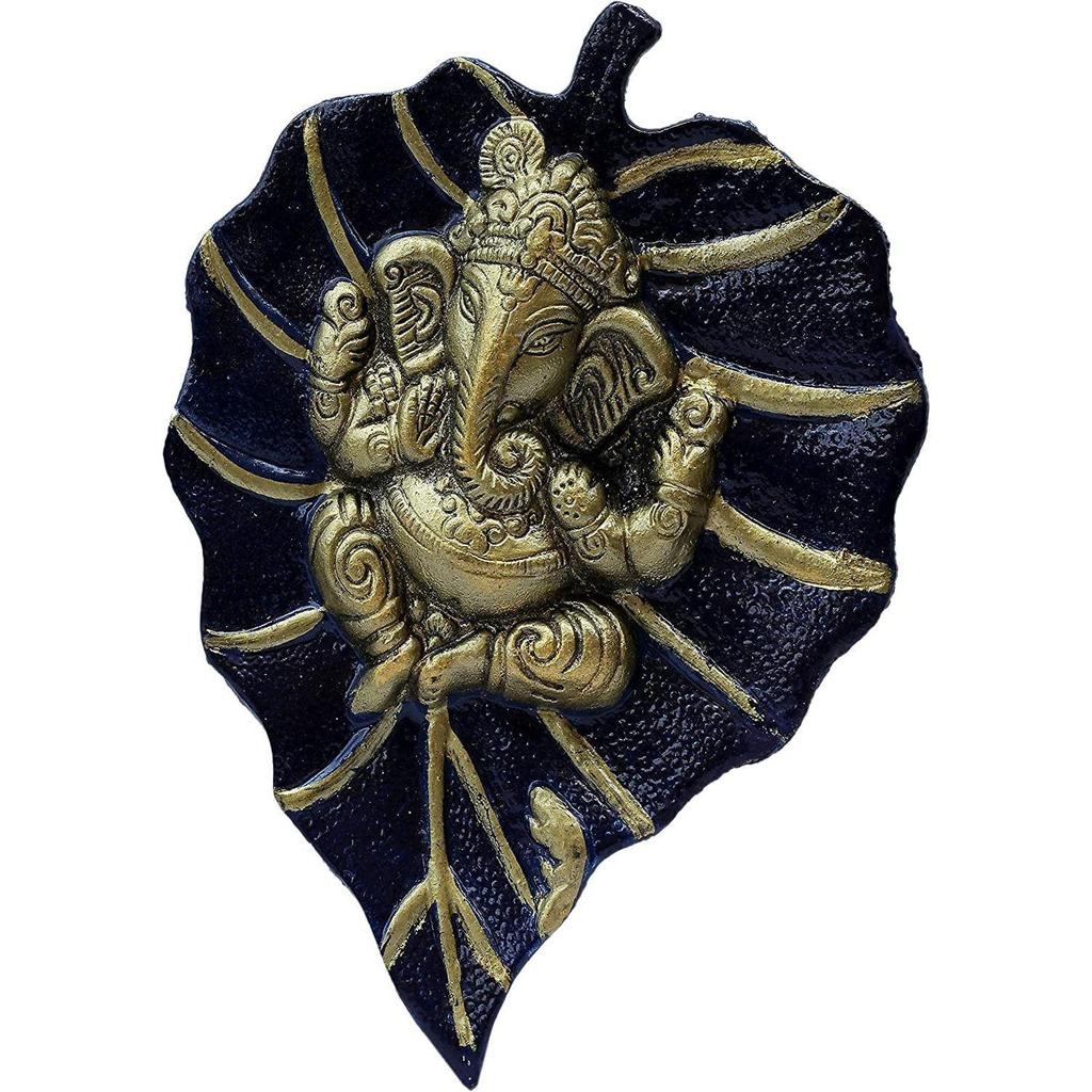 Металлический Патта Ганеша Настенное украшение Декоративная религиозная статуэтка для прихожей дома, Настенный декор и Предметы Васту для комнаты для Пуджи в доме для удачи