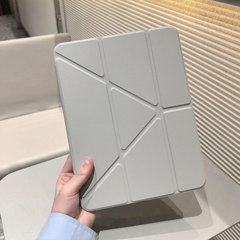 Новый Простой Серый Чехол для Планшета Для iPad Pro 11 12.9 13 A16 M2 M4 M3 M5 Оболочка 9.7 10.2 5/6/7/8/9/10/11-го Mini Air 3 4 5 Чехол