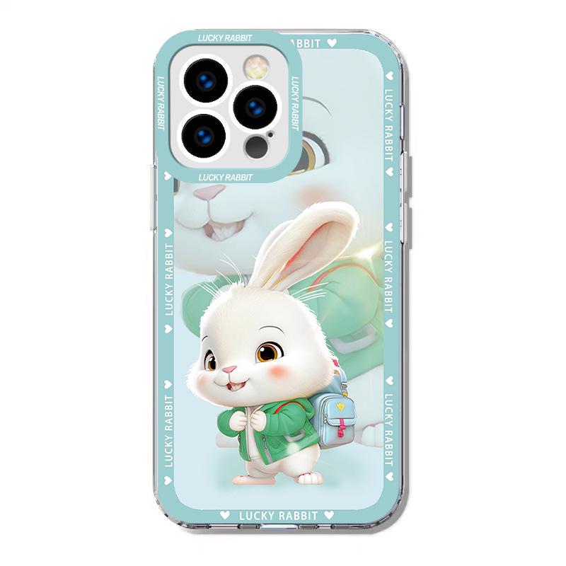 Рюкзак-куртка Cartoon Rabbit для Apple 13/14/15 и 11Pro Plus Прозрачный Max