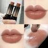 1pc, Dewy Glossy Lipstick, Long-Lasting & Non-Sticky, Mirror Shine Lip Gloss, Moisturizing, Perfect For Daily Use Red-Brown Shades