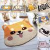 Plush Surface Cartoon Floor Mat Wear-resistant Bathroom Mat New Cashmere Floor Mat  Entrance Door