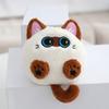 Adorable Plush Cat Keychain Soft Stuffed Animal Bag Charm Cute Cat Doll