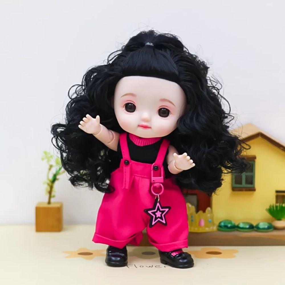 Kawaii 1/6 BJD подвижные шарнирные куклы тела игрушки большая голова куклы с волосами подарок