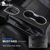 Чехол для Ford Mustang 2015-2022 из настоящего углеродного волокна, панель переключения передач, украшение, наклейка на центральную консоль автомобиля