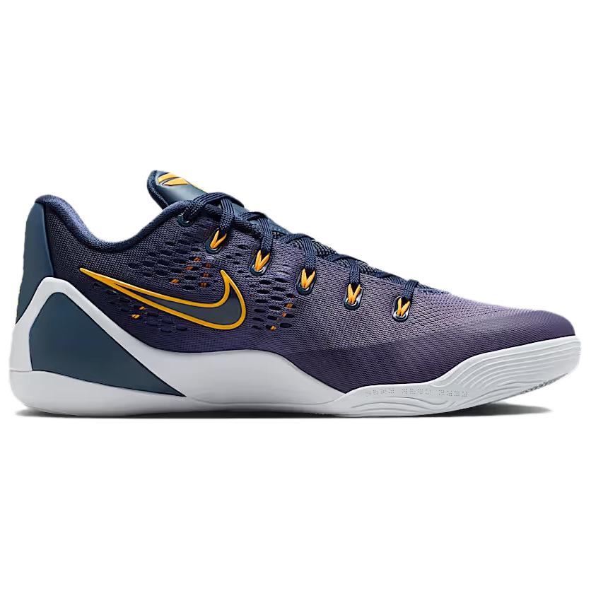 Nike Кроссовки Kobe 9 EM Low Protro TB Daybreak Унисекс Синий Грозовой Синий Лазерно-Оранжевый Футбольно-Серый Рассвет IH1401-401