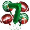 Super Bowl Rugby Aluminum Film Balloon Set Sports Competition Birthday Theme Party Supplies Decoration