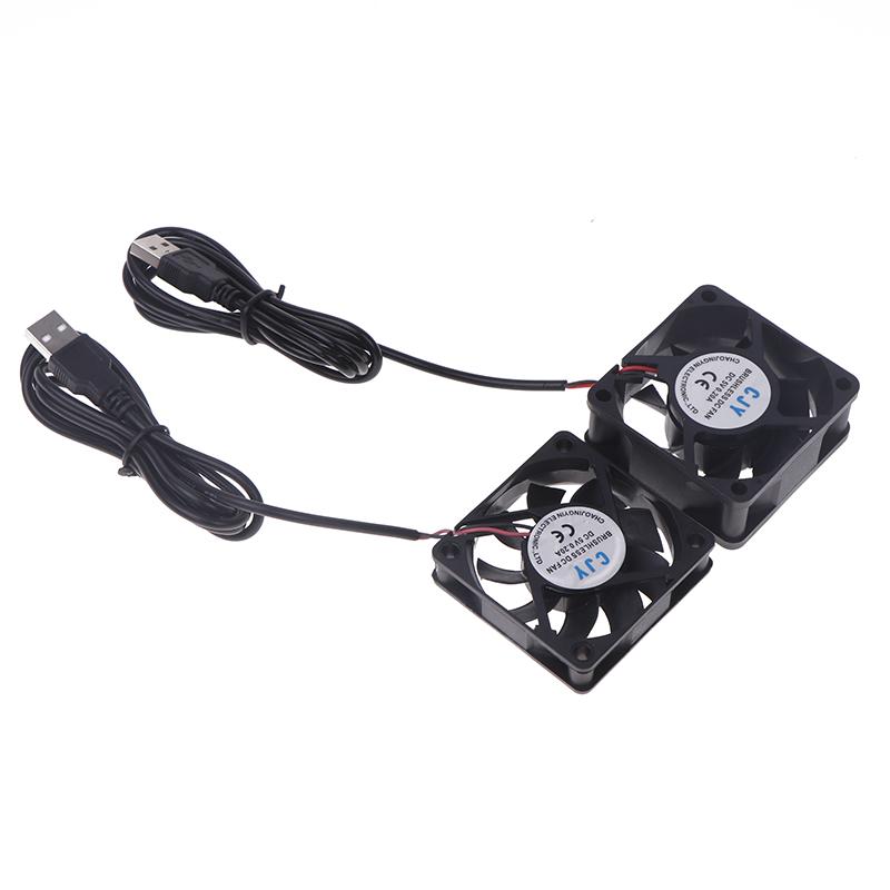 1Pc Pc Computer Case Cooler 60Mm Usb Fan 5V Brushless Cooling Fans For Raspberry Radiator Ventilation Oil Bearing