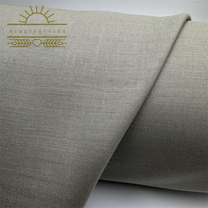EcoFriendly Blended Linen Cotton Fabric for Garments and Home Textiles