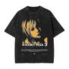 Хоррор Silent Hill Heavens Night Хип-хоп Стирка Принт Футболка Мужская Уличная Одежда С узором Печатная Футболка с коротким рукавом