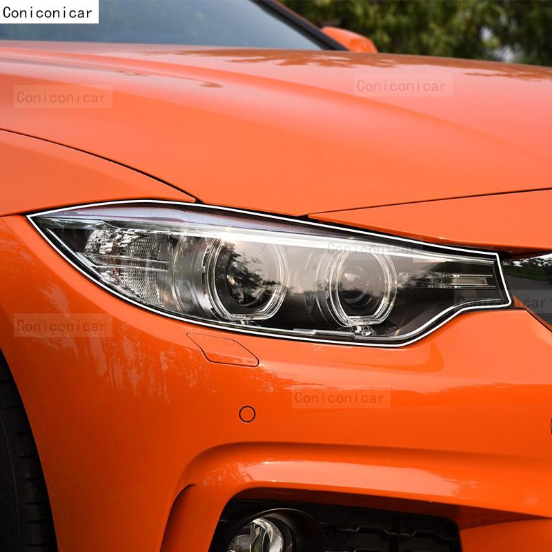 For BMW 4 Series F32 F33 F36 G22 G23 G26 Car Exterior Headlight Anti-scratch Front Lamp Transparent TPU Protective Film