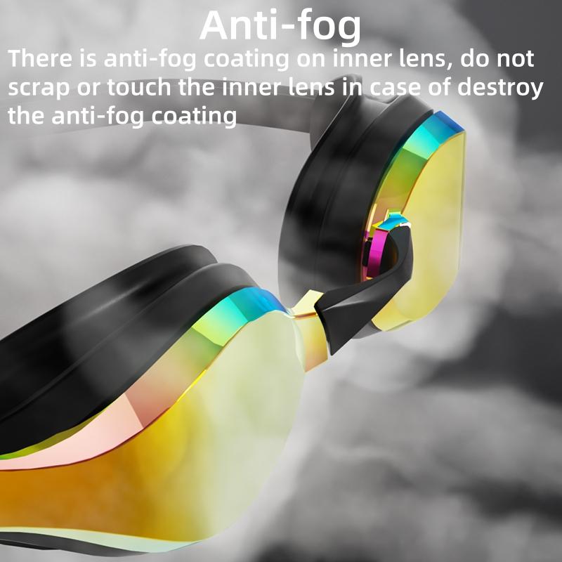 Профессиональные очки для плавания унисекс для гонок, линзы HD и очки для плавания с защитой от запотевания для взрослых