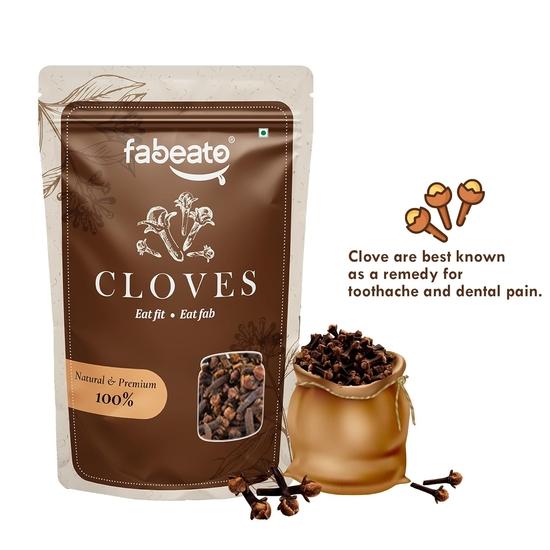 Fabeato Natural Premium Whole Cloves (Laung) For Indian Cooking 200Gm| Whole Spices | Fresh & Pure Whole Cloves (Laung)
