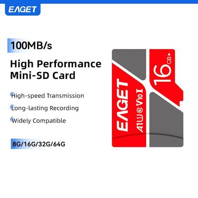 Карта памяти Micro SD 64 ГБ 100 МБ/с, 32 ГБ, 16 ГБ, 8 ГБ U1 V10 TF флэш-карта карта памяти micro SD для камеры/компьютера