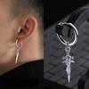 Сталь для женщин украшения для ушей крест мужские зажимы для ушей серьги-манжеты клипсы корейские серьги-гвоздики