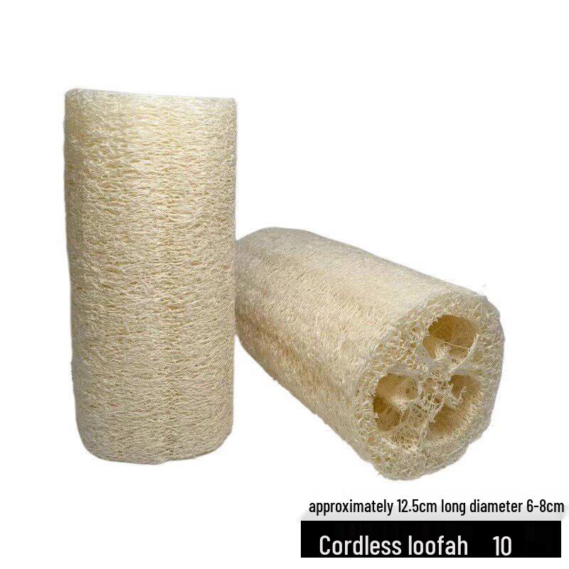 Jian An Natural Loofah Kitchen Scrub Pads, Pack of 10