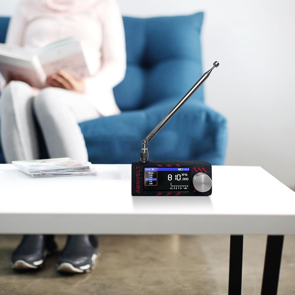 SI4732 0.5-108мгц LSB USB AM FM FM/AM Радио 1.9-дюймовый IPS Экран Мини Карманное Радио Портативное Радио Всеволновый Радиоприемник