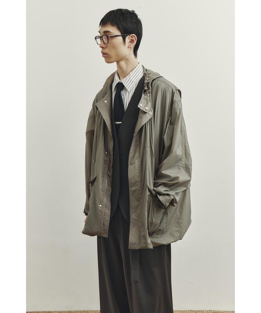Youth Convertible Windbreaker Coat - Beige