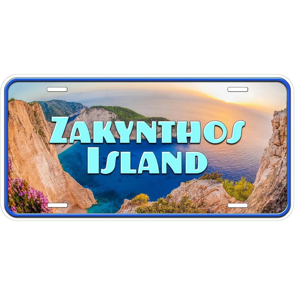 Vintage License Plates Decoration Signs Vintage New York Zurich Dublin Athens City Tags Metal Automotive Signs For Car Front