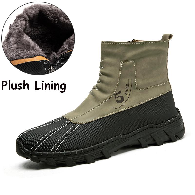 Новые модные мужские ботильоны ручной работы, высокие повседневные туфли, классические мужские ботинки для ходьбы, универсальные удобные ботинки для мотокросса