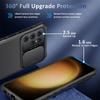 Чехол для Samsung S23 S22 Ultra S21 S20 FE Galaxy A53 A23 A73 A33 противоударный телефон военного класса с защитным чехлом на подставке