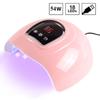 54W Nail Art Lamp Mini Baking Lamp 18 Lamp Beads Nail Oil Glue Dryer Nail Art Phototherapy Lamp Nail Art Lamp