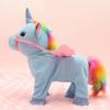 Yousheng Electric Плюшевая Игрушка Летающая Лошадь с Веревкой Поющая Ходячая Лошадь Плюшевая Игрушка для Малышей Мальчиков Девочек Интерактивная Имитация Чучело Животное Игрушка