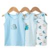 Children's Summer Cartoon Print Cotton Vest - Sleeveless A-Type Top for Boys and Girls