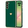 Protective Case - BOOLING - for Samsung Galaxy A56 5G - Flexible TPU - Anti-scratch - Heart Pattern