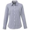 Premier Womens/Ladies Gingham Long-Sleeved Shirt