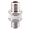1~10 шт. 1/2" BSP Длина: 40/50/60/80/100/120 мм Нержавеющая сталь 304 Полная резьба Запорный фитинг для переборки Трубный фитинг Соединитель