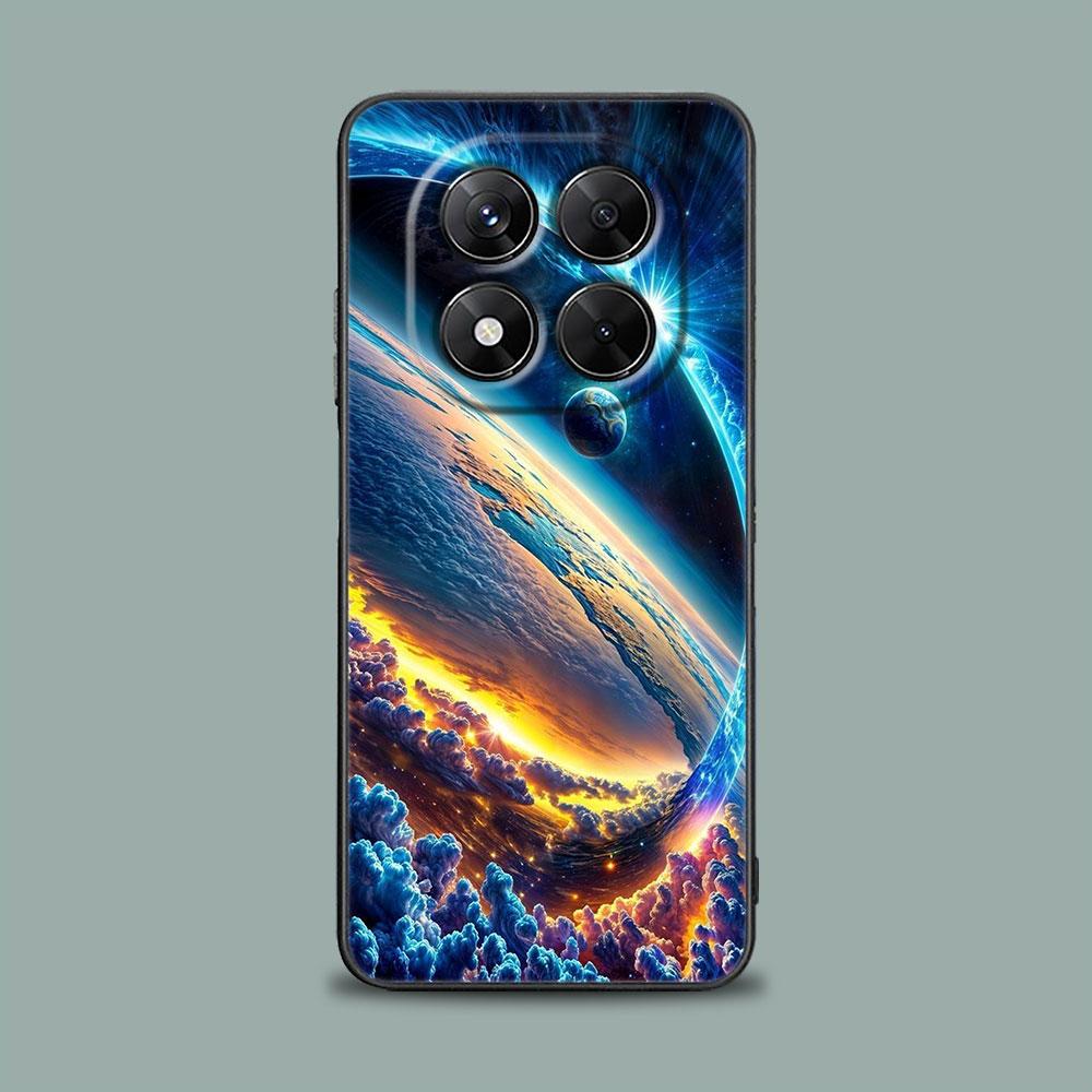 Чехол для телефона для Xiaomi Redmi 15C 14C 12C 13C Redmi Note 15 14 13 12 11 10 Pro Plus 12S Чехол Небо Космос планета Луна Звезды Вселенная