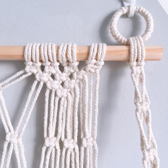 Стеллаж для хранения мягких игрушек, настенная сетка, дизайн с кисточками, яркий цвет, легко повесить, органайзер для хранения игрушек, кукол, декор детской комнаты