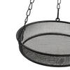 Hanging Bird Feeder Adjustable Chain Iron Waterprood Versatile Food Platform Metal Mesh for Balcony
