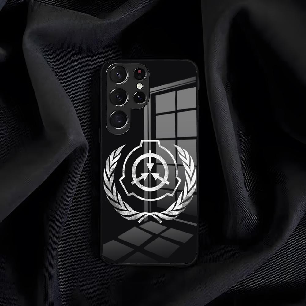 Чехол для телефона SCP Foundation для Samsung S26 S25 Edge S24 S23 S22 S21 S20 Ultra Plus FE Стеклянная крышка