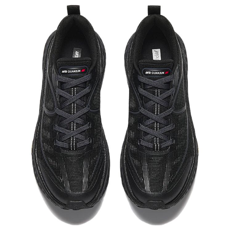 Anta Champion All Walks 2 Универсальные Дышащие Прочные Низкие Повседневные Кроссовки для Бега Мужские кроссовки Черные 112535534A-2