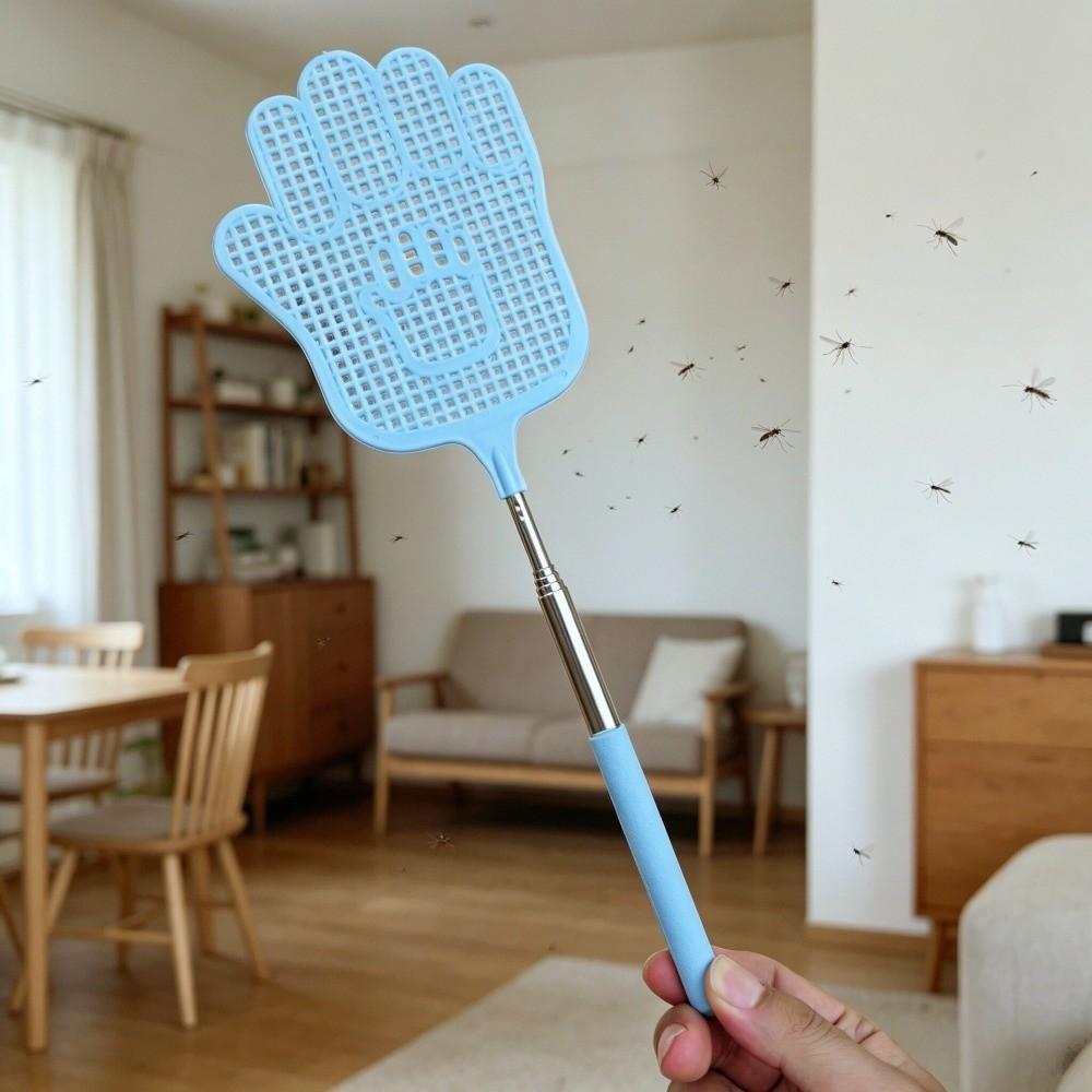 Extendable Extendable Mosquito Swatter Dense Mesh Hand Shaped Bug Catcher  Home