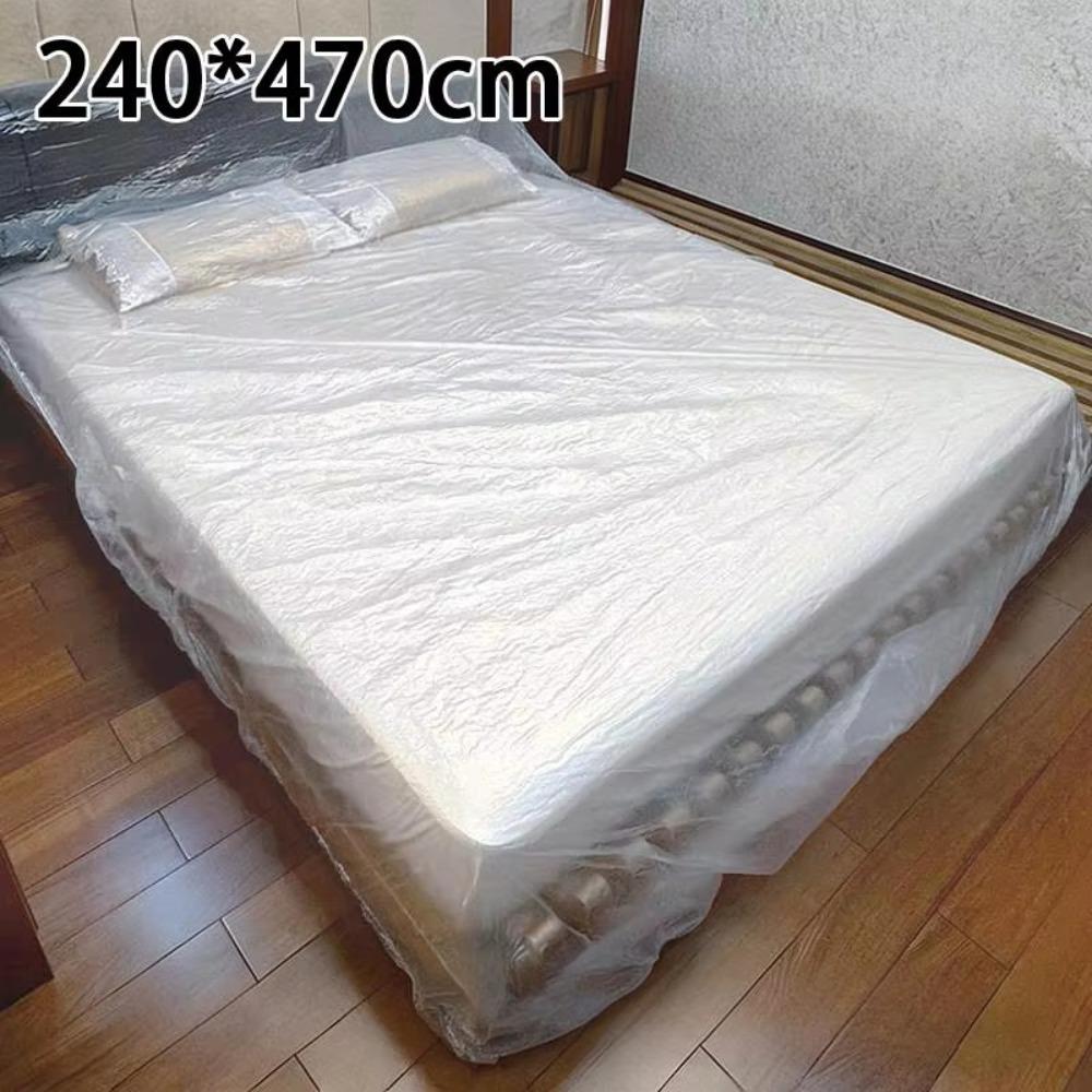 5PCS Transparent Sofa Dust Cover Disposable Furniture Protective Cover Dust Protection