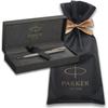 PARKER Шариковая ручка Parker, Sonnet, Нержавеющая сталь, GT, Средний размер, Масляный бренд, Подарочный пакет, Подарок ...