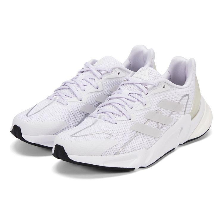 Adidas X9000L2 Mesh Round Toe Lace-Up Durable Breathable Low-Top Lifestyle Shoes Women Sneaker White S23656