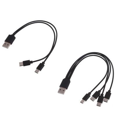 Мультизарядный кабель USB C-разветвитель 2/4 в 1 шнур для быстрой зарядки с 2/4 портом Type-C для телефона планшета