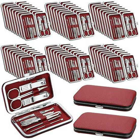 Набор из 8 предметов для маникюра с кусачками для ногтей и щипчиками