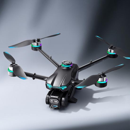 Дрон с дистанционным управлением, двумя камерами, GPS-позиционированием, бесщеточным двигателем, оптическим потоком, парящим в воздухе, для аэрофотосъемки, для детей, взрослых, для начинающих, складной, RC