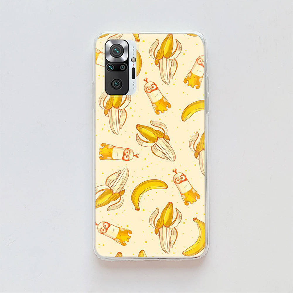 Прозрачный чехол для Samsung A04 A14 A23 A34 A54 M23 M33 M52 M53 Realme Narzo 50 50I 50a Prime C35 C55 C30S 10 9 Pro M-75 Забавные миньоны