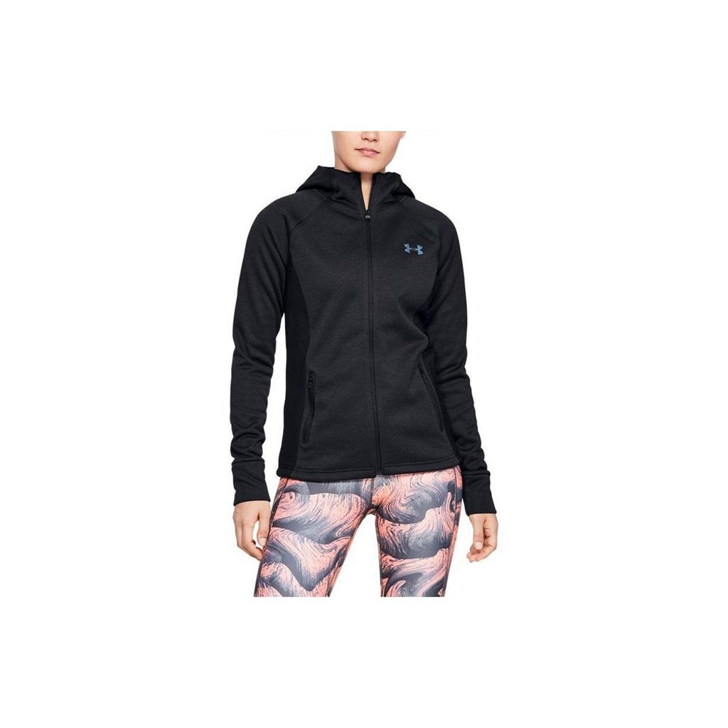 Under Armour Swacket Training Sports Hoodie Jacket Женские топы Черный 1344445-001