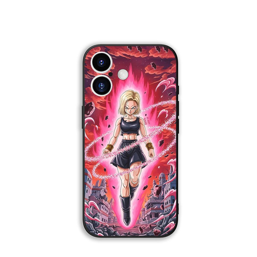 Cover Android 18 Dragon Gokus Ball for Samsung Galaxy A36 A17 A26 A07 A35 A54 A53 A13 A33 A34 S8 S9 S20 S21 FE S10 Plus Case