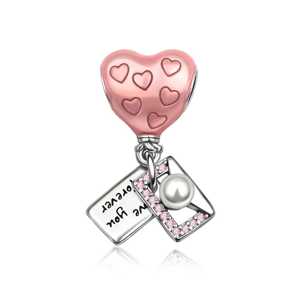 925 Silver Woman Charms MOM Mother Day Pendants Beads Fit Original Bracelet Necklace Jewelry Making Female Jewelry Gift
