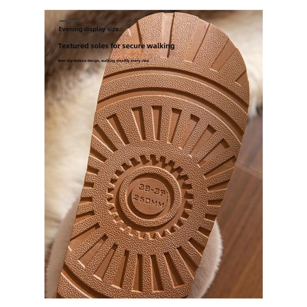 Хлопковая обувь, Женская осенне-зимняя хлопковая обувь, Высокие теплые хлопковые ботинки, Плюшевая хлопковая обувь, Хлопковая обувь для пар, Уличная хлопковая обувь