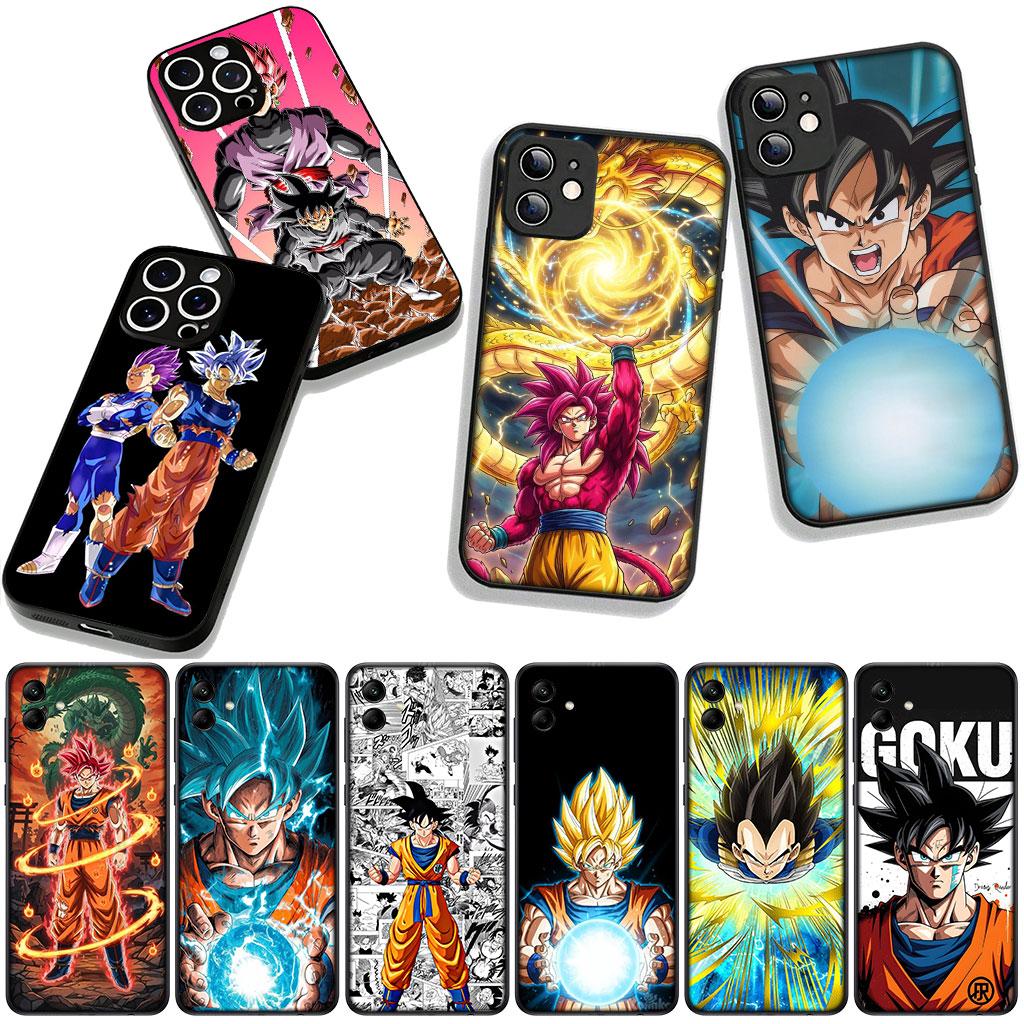 Cover for Apple iPhone 16 15 14 Plus 13 12 Mini 17 Pro Max + ProMax 16E Air 16+ 15+ Phone Case Dragons Gokus Balls Vegeta DBZ