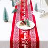 13x72IN Christmas Table Runner Nutcracker Flower Tree Table Holiday Decoration  Home Party