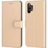 Case - BOOLING - for Samsung A13 5G - Gold - Leather Effect - 360° Protection